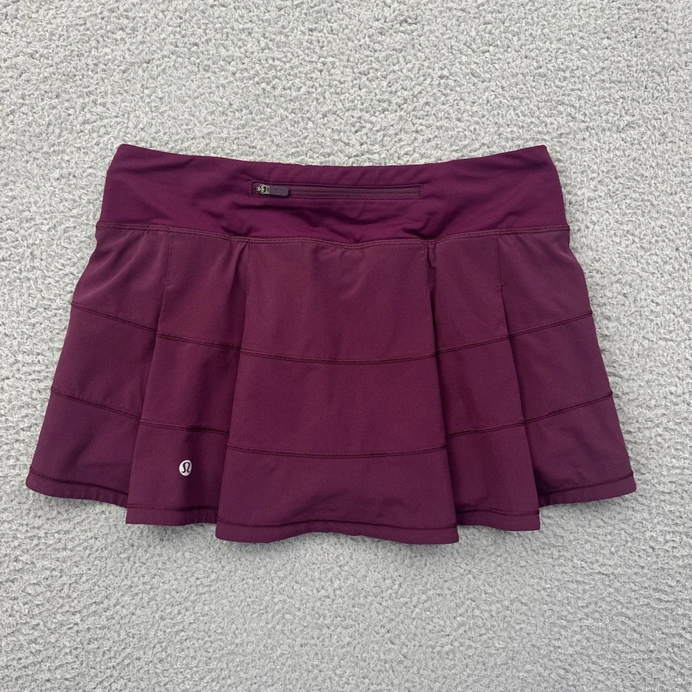 Lululemon Pace Rival Skirt Skort Marvel Purple Athletic Tennis Women's 6